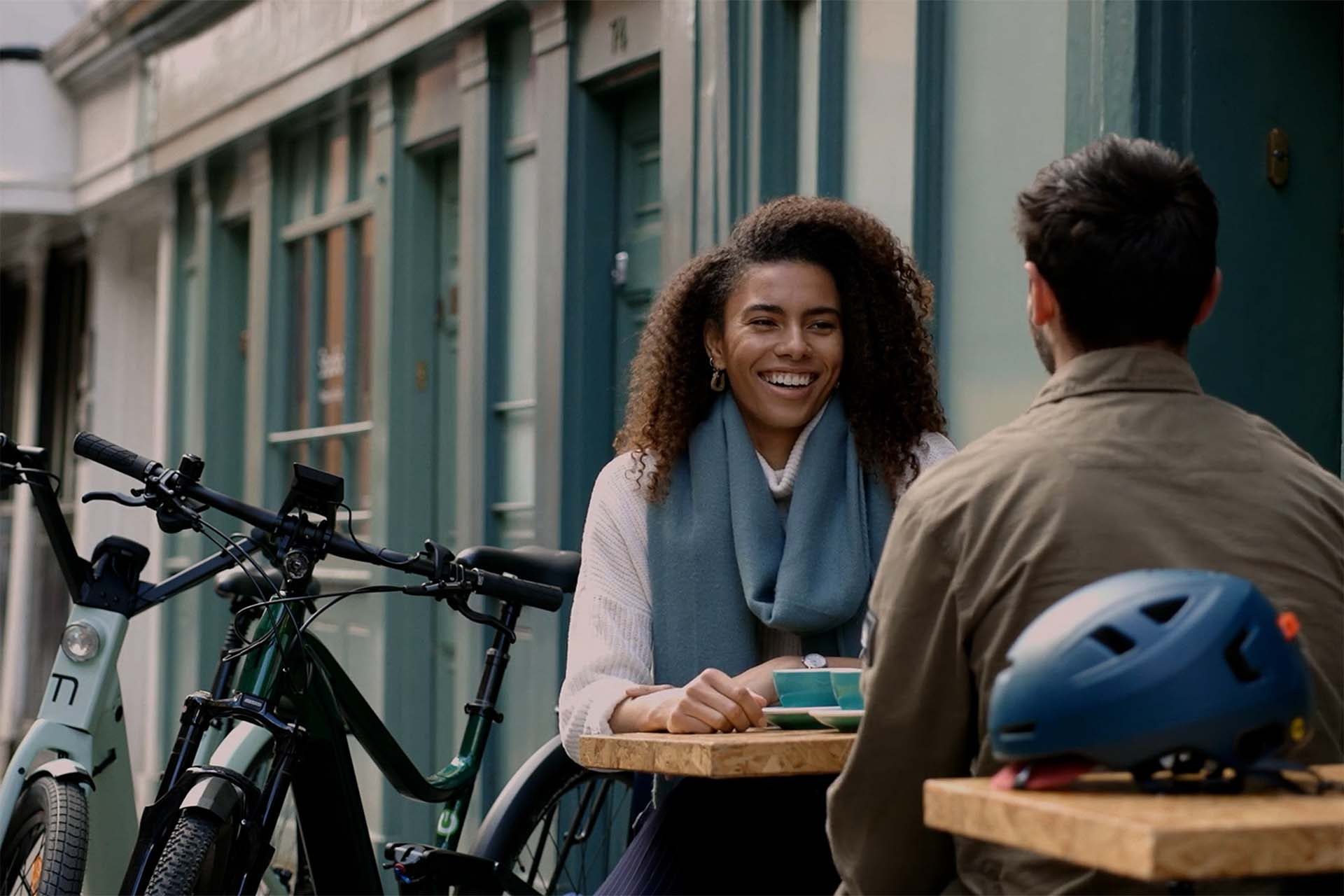 Fully Charged E Bike Cafe Shot | Etna Studios