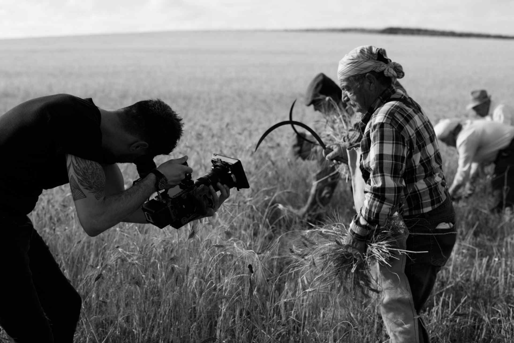 Farmers In Field Black White Documentary | Etna Studios