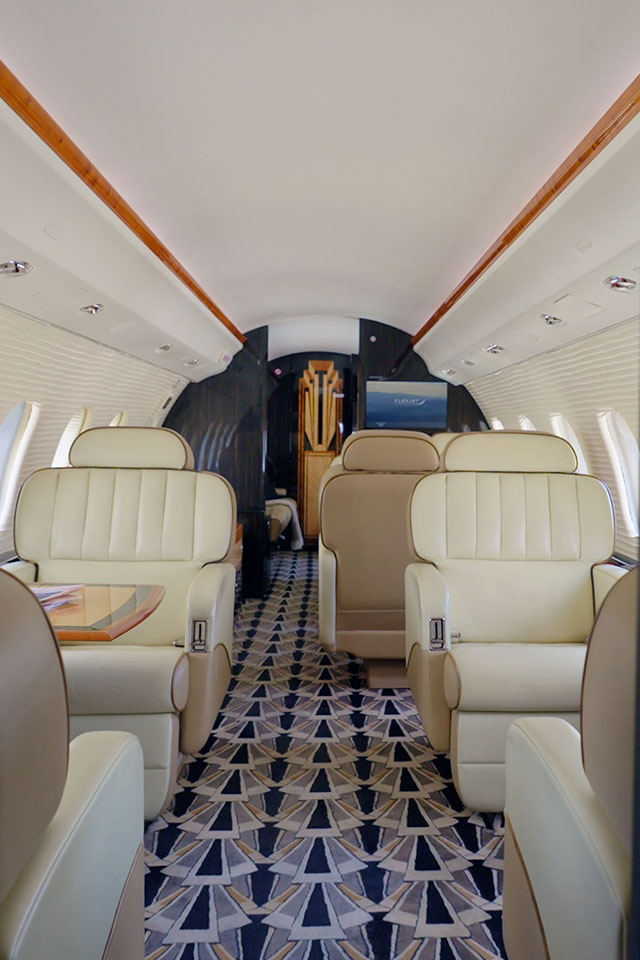 Flexjet Private Jet Interior | Etna Studios