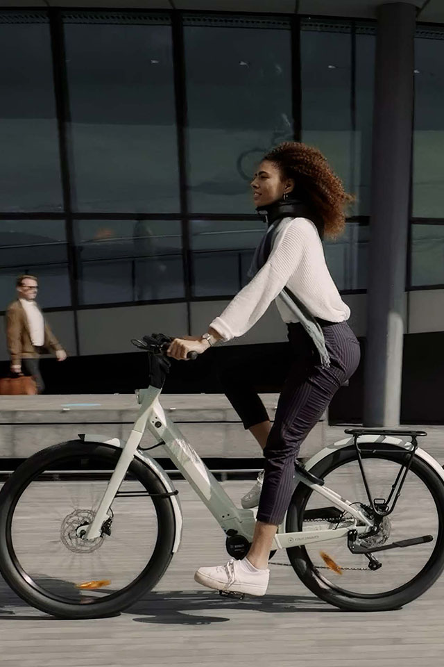 Fully Charged Lady On Bike | Etna Studios