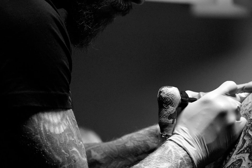 Straight Lines Tattoo Photography | Etna Studios