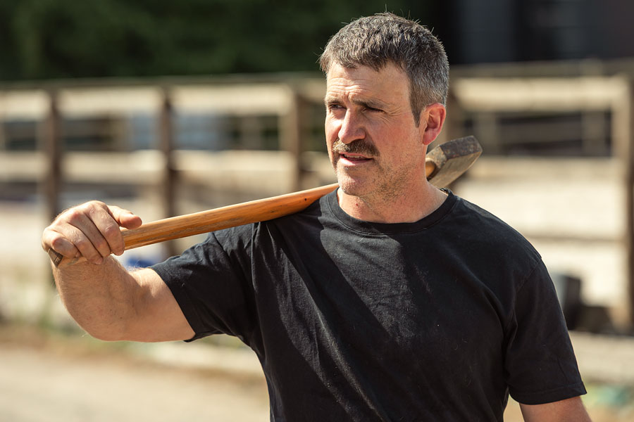 Wild Acre Farmer With Axe | Etna Studios